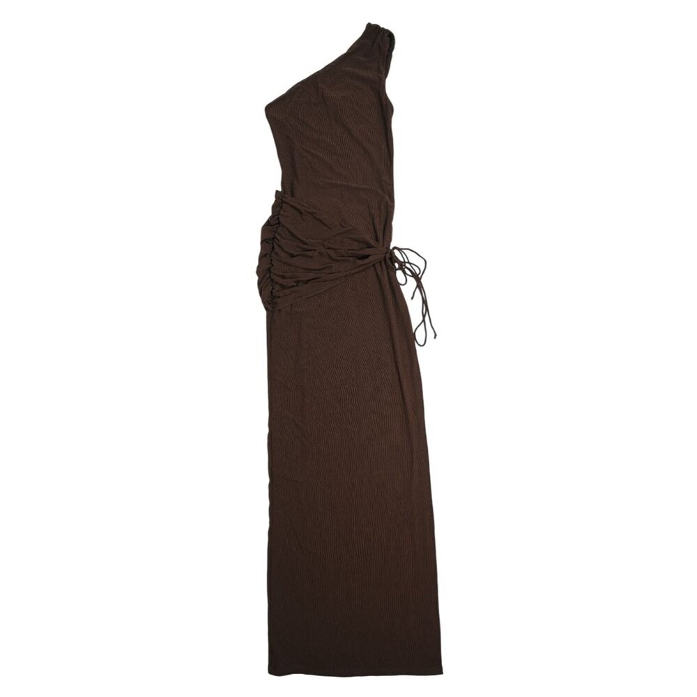 White Fox My Cure Maxi Dress in Chocolate